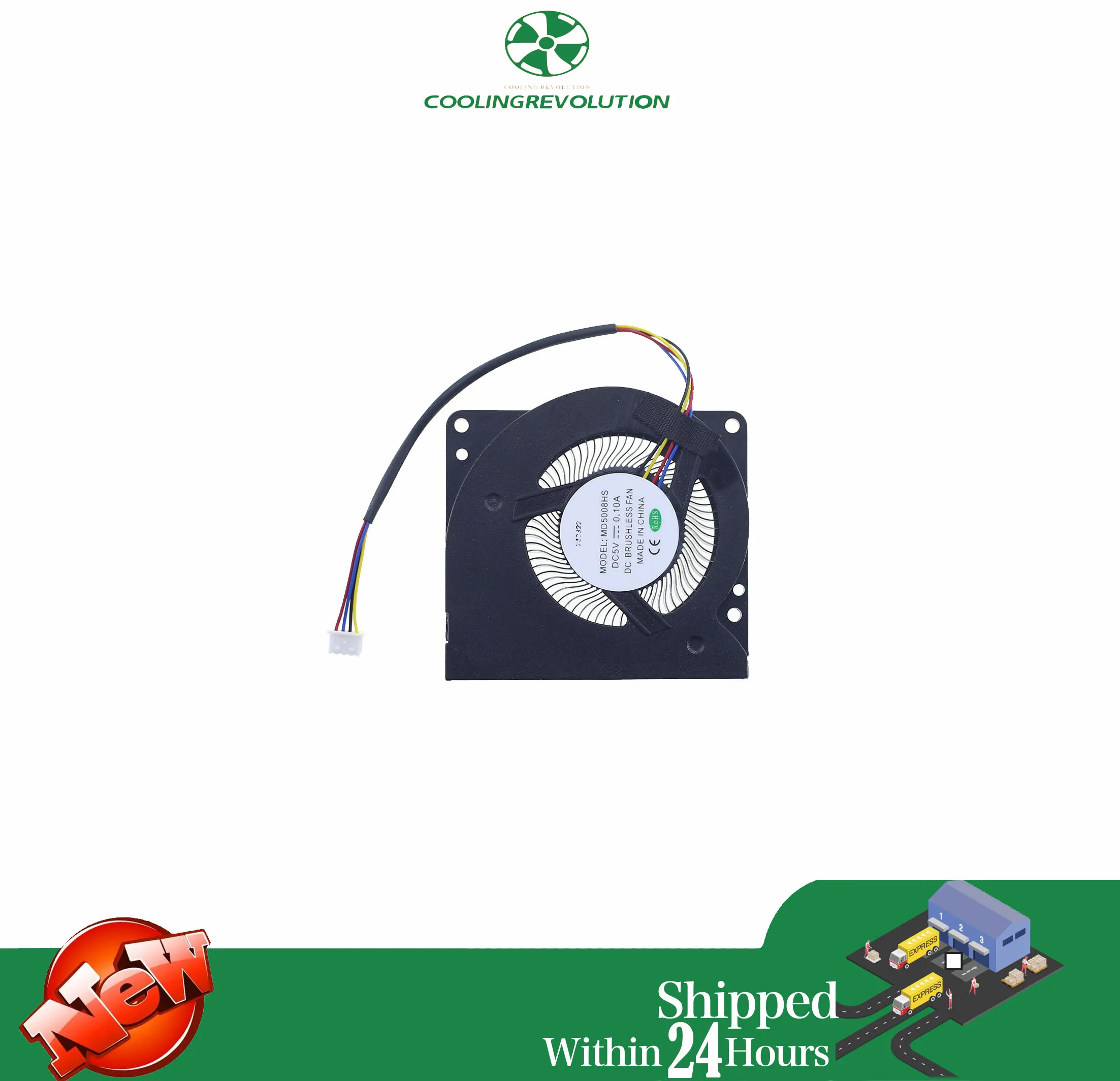 Mini PC CPU Cooling Fan DC5V 0.10A 4-Pin for Firebat T8 Pro
