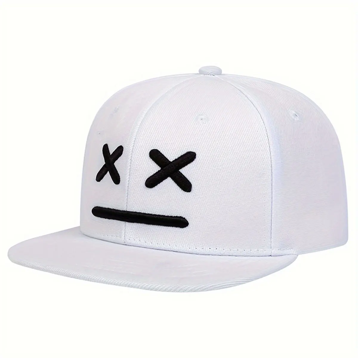 Unisex XX Smiling Face Embroidery Hip-hop Hats Spring Autumn Adjustable Casual Snapback Baseball Caps Sunscreen Hat Sports Cap