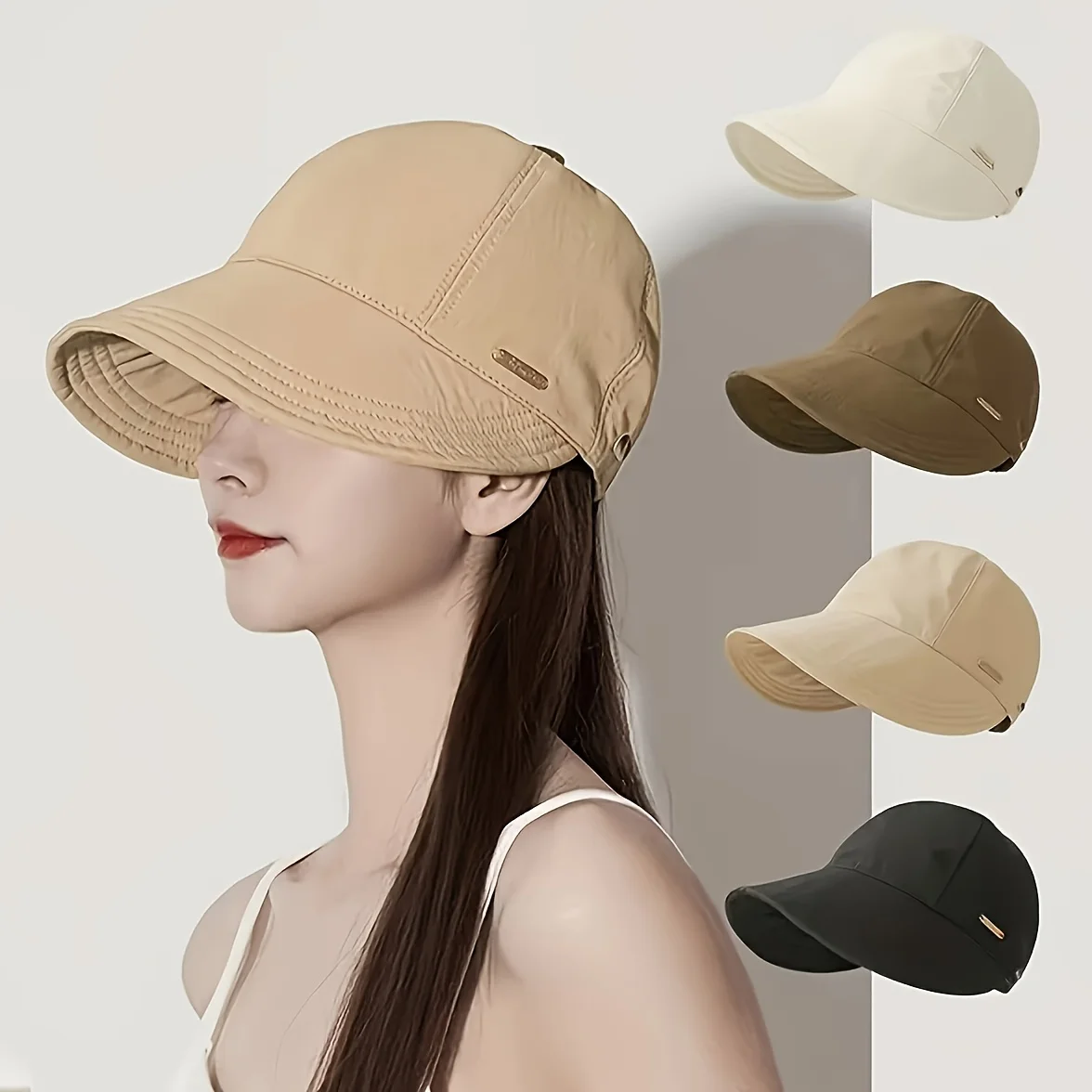 Women's Breathable, Quick-Drying, Adjustable Baseball Cap, Available in Various Colors, Sun Protection Hat for All Seasons, Suitable for Outdoor Fishing, Beach Activities, Lightweight and Easy to Carry, Perfect for Travel, Vacation, Daily Use, and Is an Ideal Gift for Friends and Loved Ones on Birthdays, Valentine's Day, Thanksgiving, Halloween, and Christmas