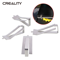 Creality 4PCS 3D Printer Parts Stainless Steel Glass Heated Bed Clips Clamp Holder Heatbed Clip For Ender 3 V2 Ender3 Pro CR-10S