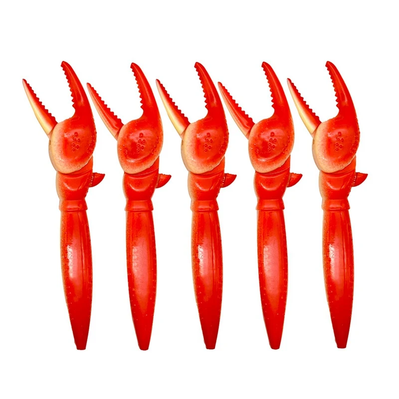 6PCS Novelty Crab Claw Pens Lobster Claw Pens Fun Ballpoint Pens Unique Pens With Black Ink Pen For Kids