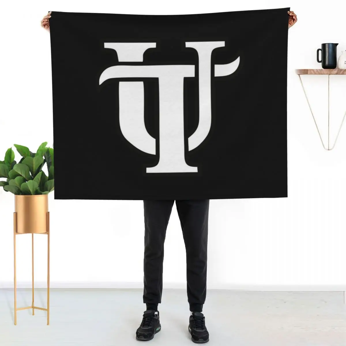 Tampa-University Throw Blanket Sofa Quilt Cute Plaid Shaggy Luxury Thin Fashion Sofas Blankets