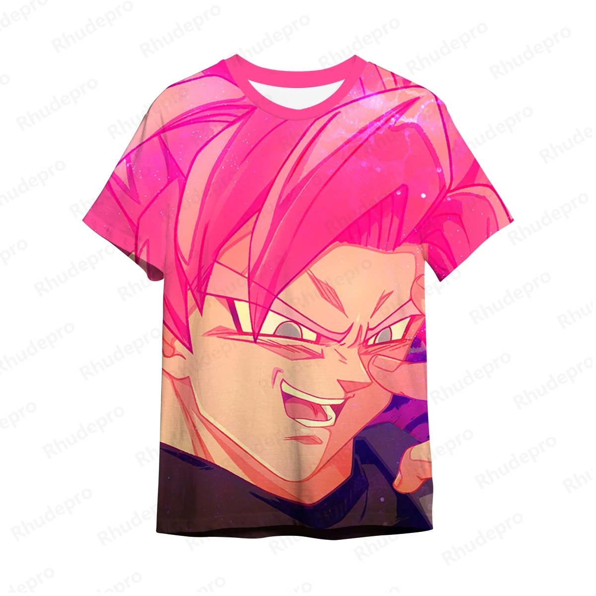 Camiseta masculina Dragon Ball Anime Hip Hop, Streetwear Goku, blusas de manga curta, roupas estilo Harajuku, presente da tendência, nova