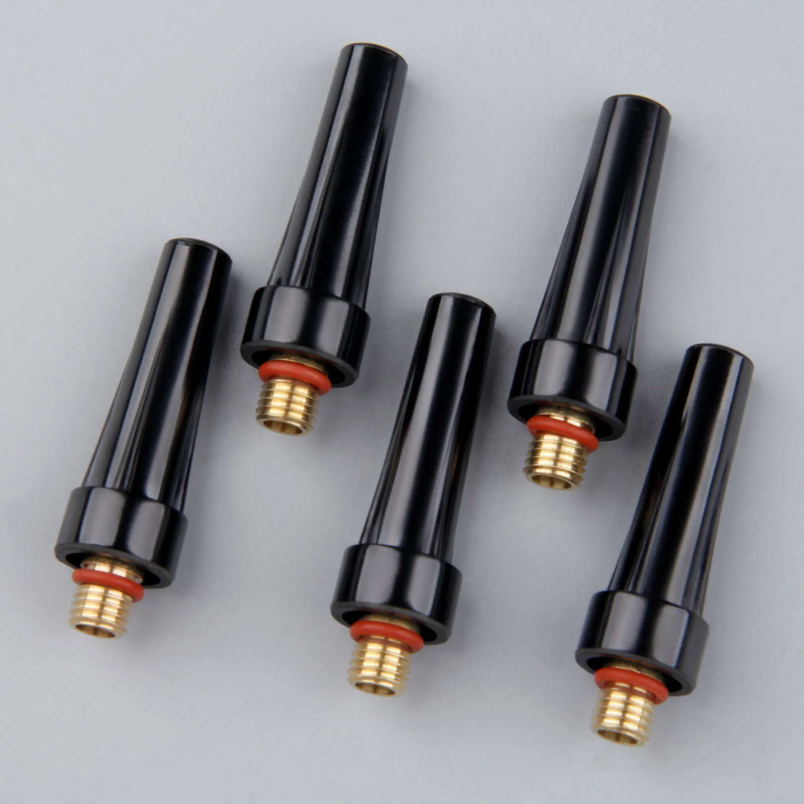 5pcs Medium Back Cups 41V35 Replace Tig Welding Torch WP-9 WP-20 WP-25 Cutting Consumable Machines High Temperature Resistant