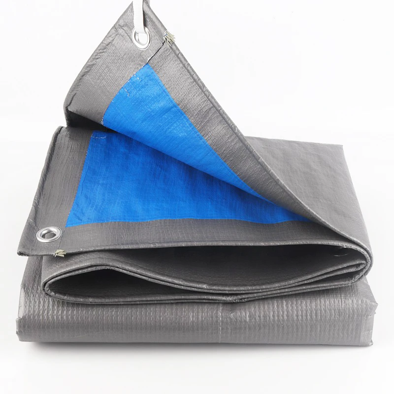 Thicken 0.32mm PE Rainproof Cloth Outdoor Sunshade Awning Boat Truck Car Waterproof Canvas Swimming Pool Tarpaulin