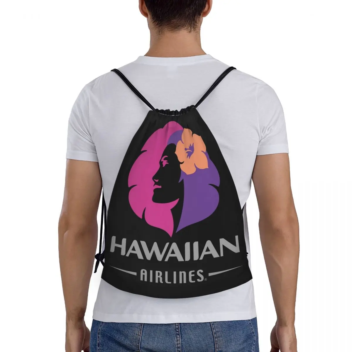 

Hawaiian Airlines Herc Travel End Of Southern Летняя распродажа Рюкзаки Портативные сумки на шнурке Спортивная сумка Сумки для книг для путешествий