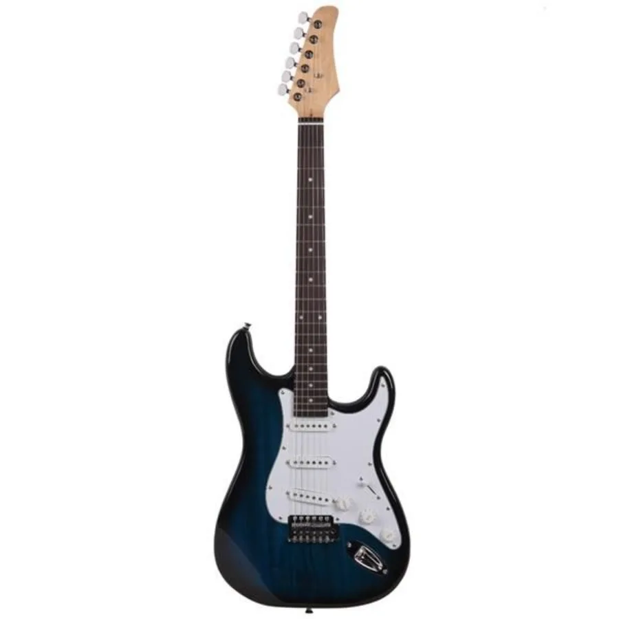 

Rosewood Fingerboard Electric Guitar Blue