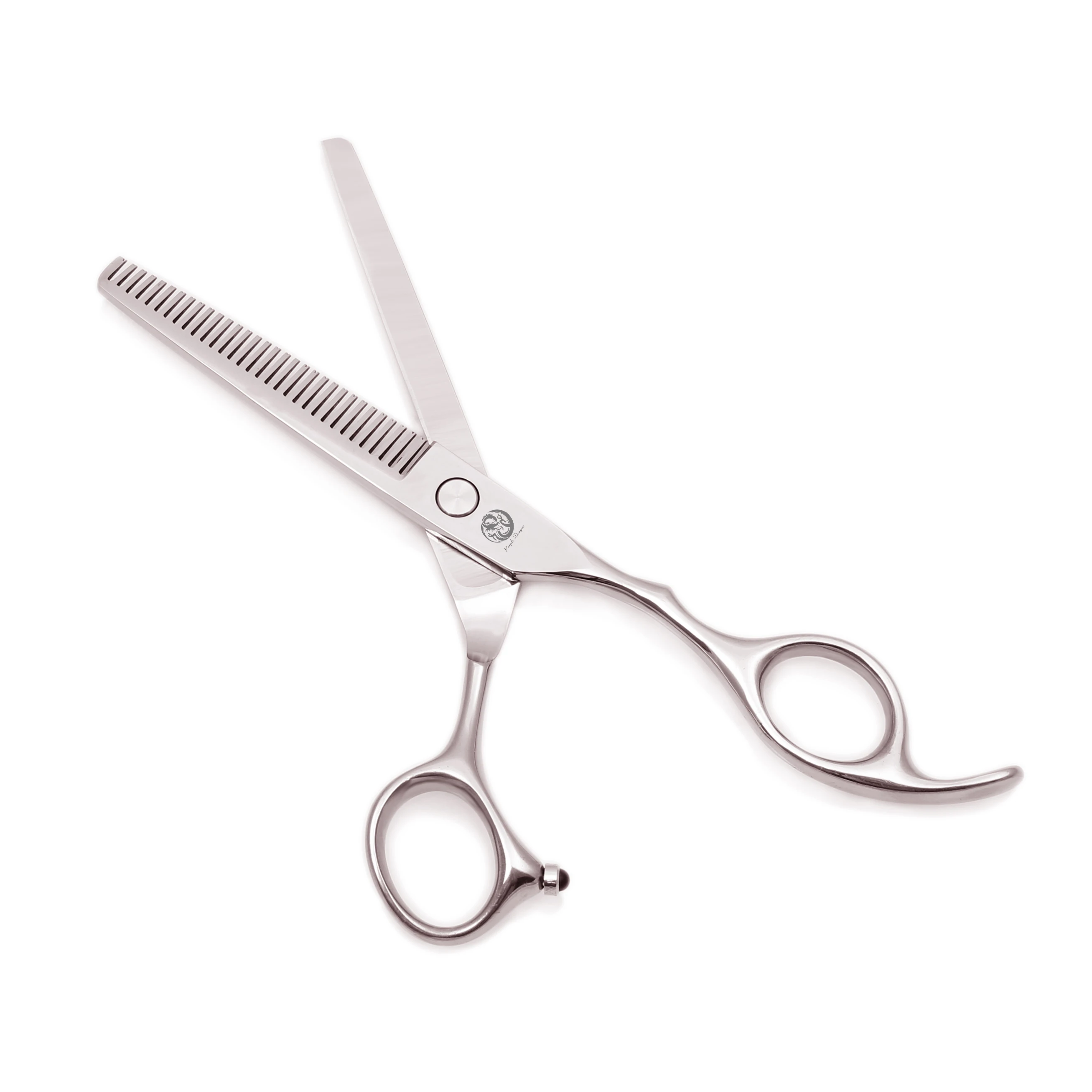 Friseurschere, professionelle Friseurschere aus Edelstahl, scharfe Klinge, ergonomischer Griff, verstellbare Spannung, Ausdünnung Z1006 – Detail 6