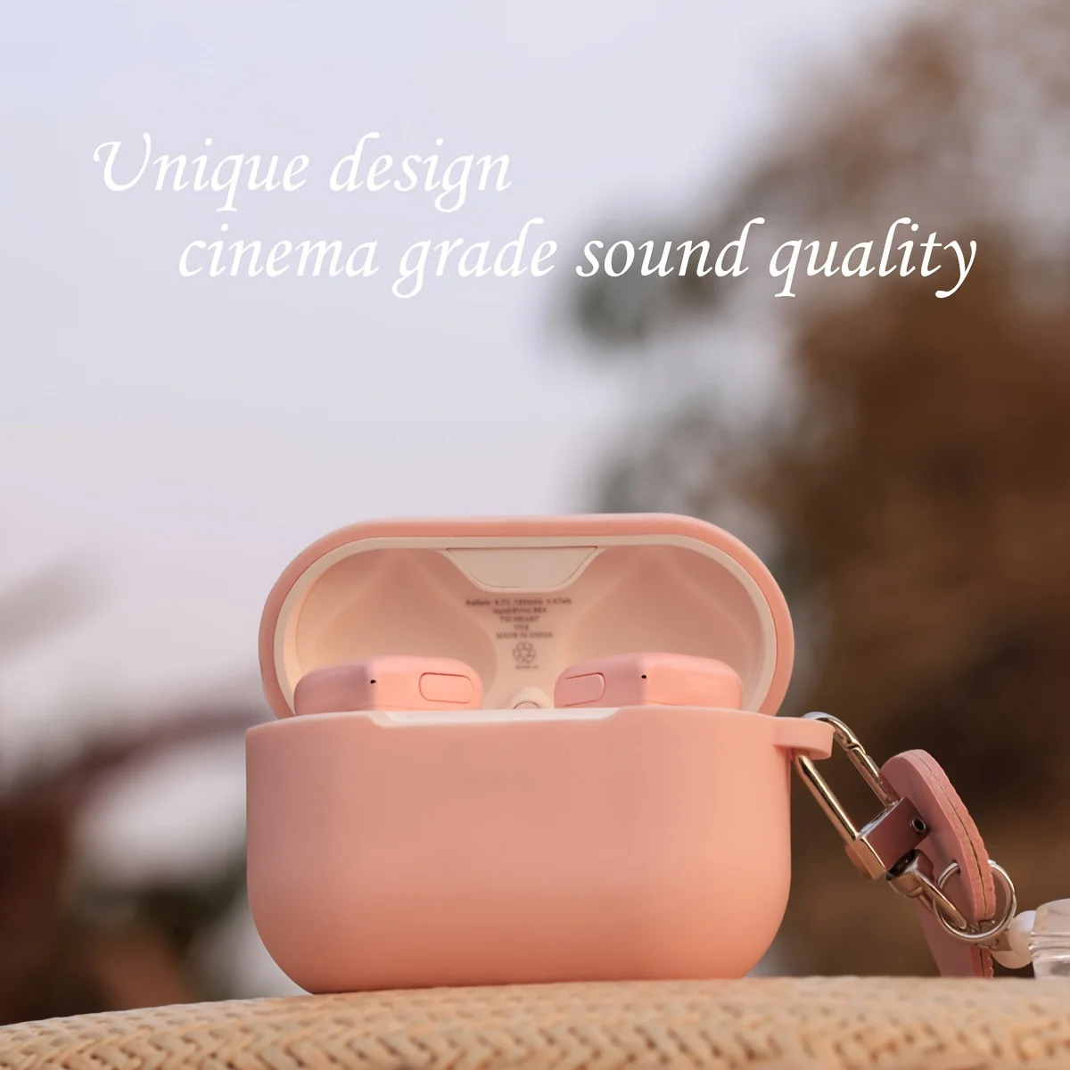 

New Bluetooth headphones Cute wireless sports earbuds with ENC smart noise cancelling earbuds A favorite gift for pretty girls