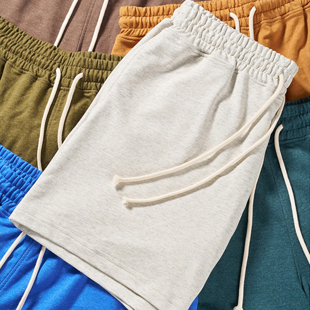 Summer Men Shorts Loose Plus Size Casual Shorts for Men, Floral Cotton Washed Shorts, College Style Simple and Versatile Shorts