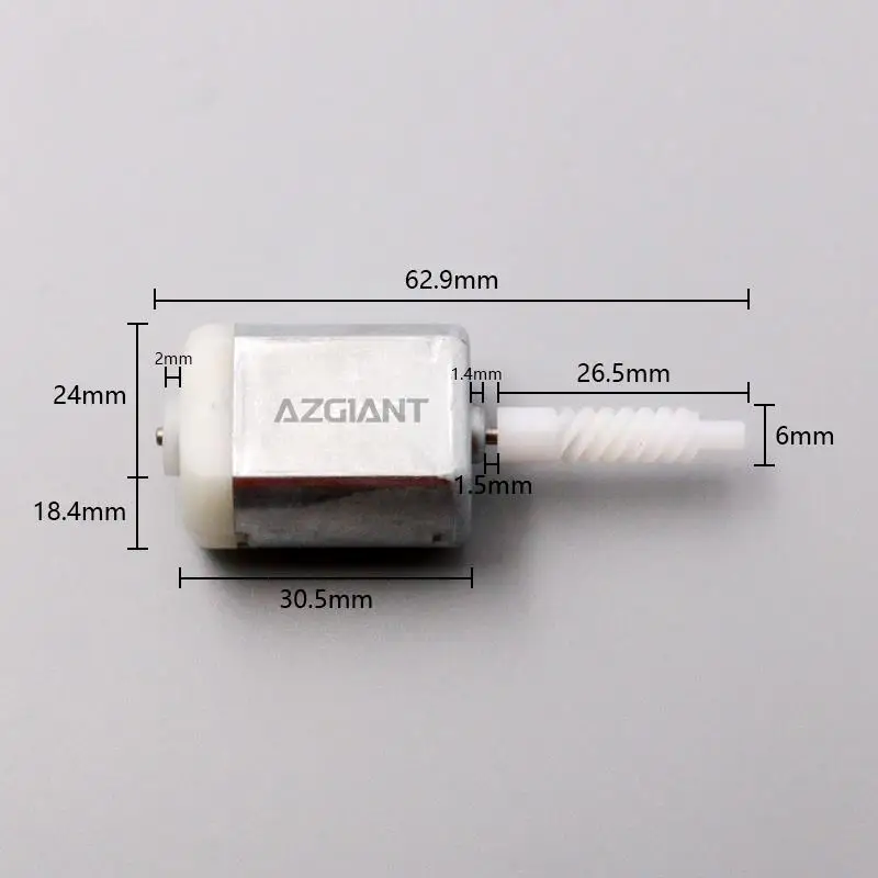 AZGIANT Car Central Locking Motor 12V Micro DC Motor Replacement for Subaru Legacy MK2 MK3 Auto Door Lock Repair