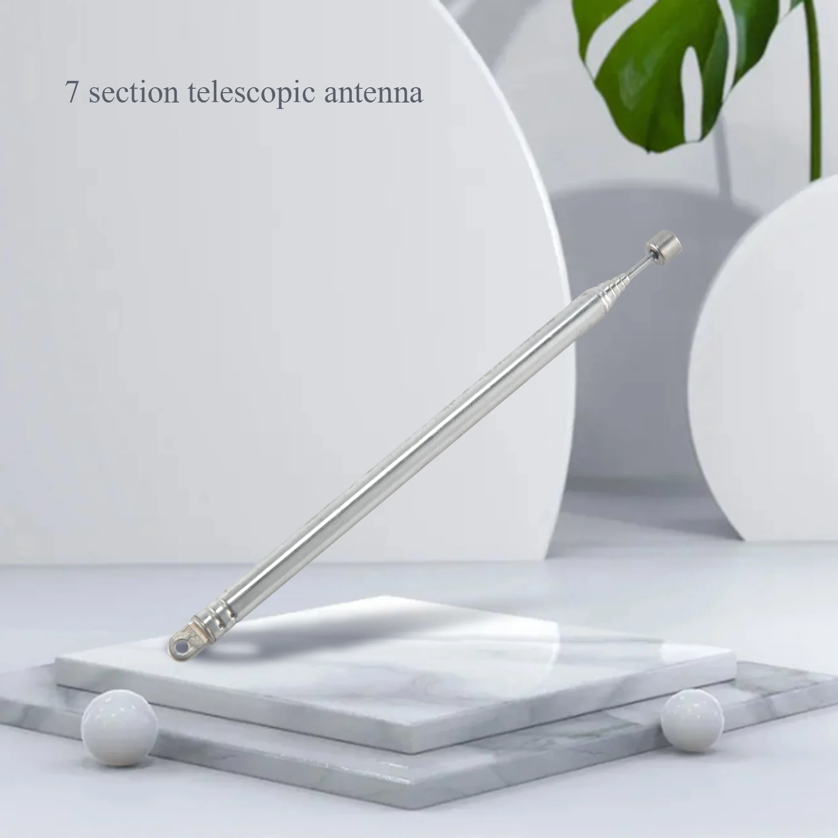 هوائي توسيع راديو AM و FM ، 7 أقسام FM ، تلفزيون ، 66 ، طويل