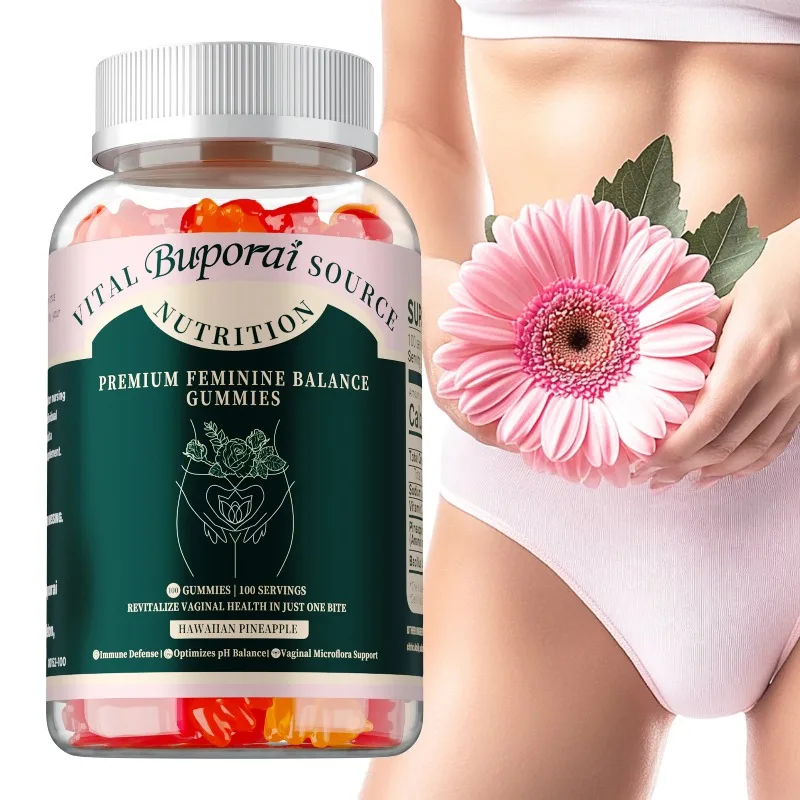 

Premium Feminine Balance Gummies - Regulate Physiological Balance, PH Level Vaginal Ph Balance, Enhance Immunity, Vaginal Health