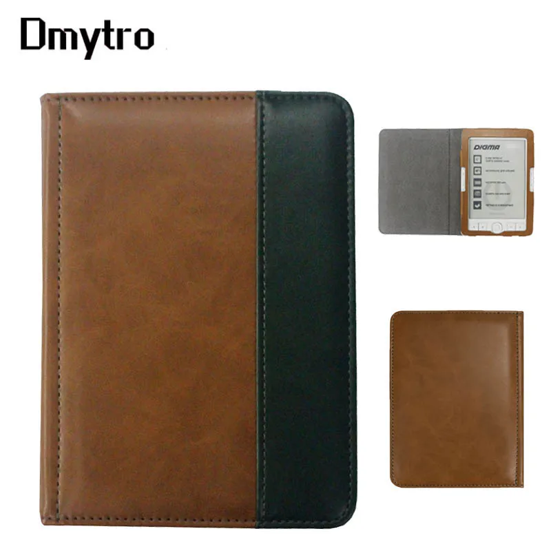 PU Leather  E-Book Case For Digma r63S/R63SDG eReader Tablet 6 inch Digma k1 Cover