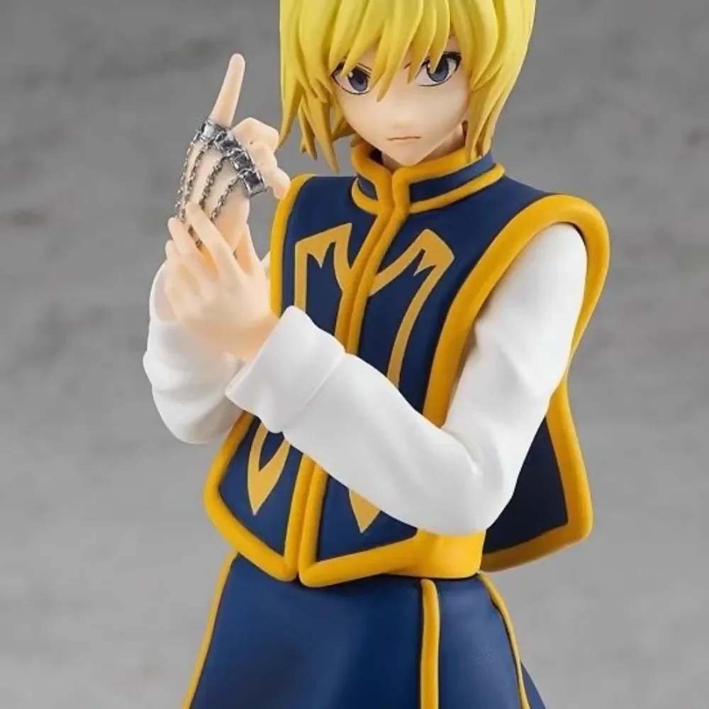 Aixlan 18CM HUNTER×HUNTER Amine Figure Kurapika PVC Action Figure Collectible Model Toys Doll Kid Birthday Gifts