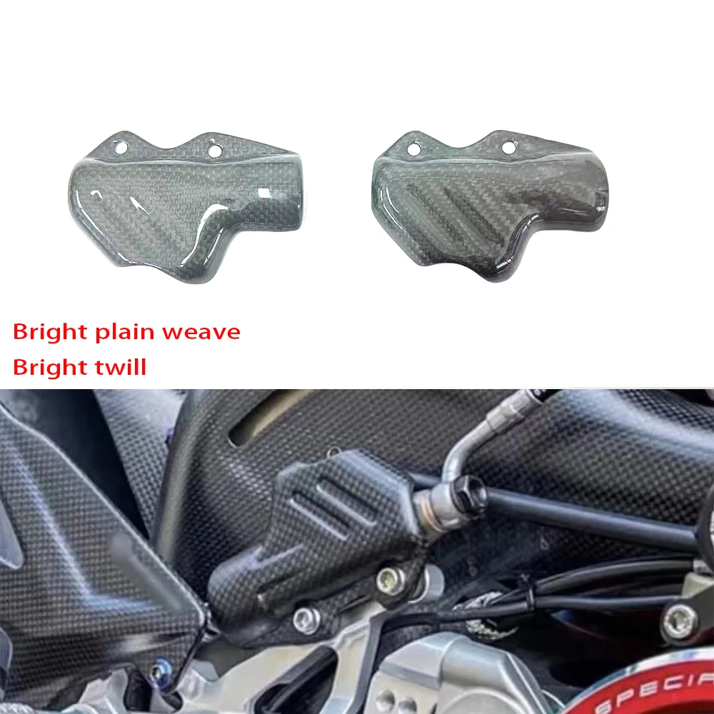 Per DUCATI Panigale V4 SR V2 899 959 1199 1299 Streetfighter V4 S Moto In Fibra di Carbonio Posteriore Pompa Freno Copertura Tappo di Protezione