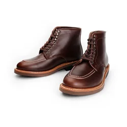 High Quality Handmade Men Casual Shoes Goodyear-Welted Dress Ankle Boots Men Genuine Leather Tooling Motorcycle Boot