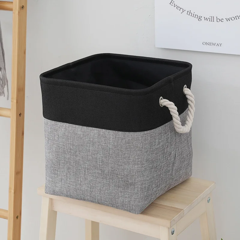 Home Supplies Sundries Sorting Basket Folding Linen Organizer Box Underwear Socks Baby Toys Storage Basket