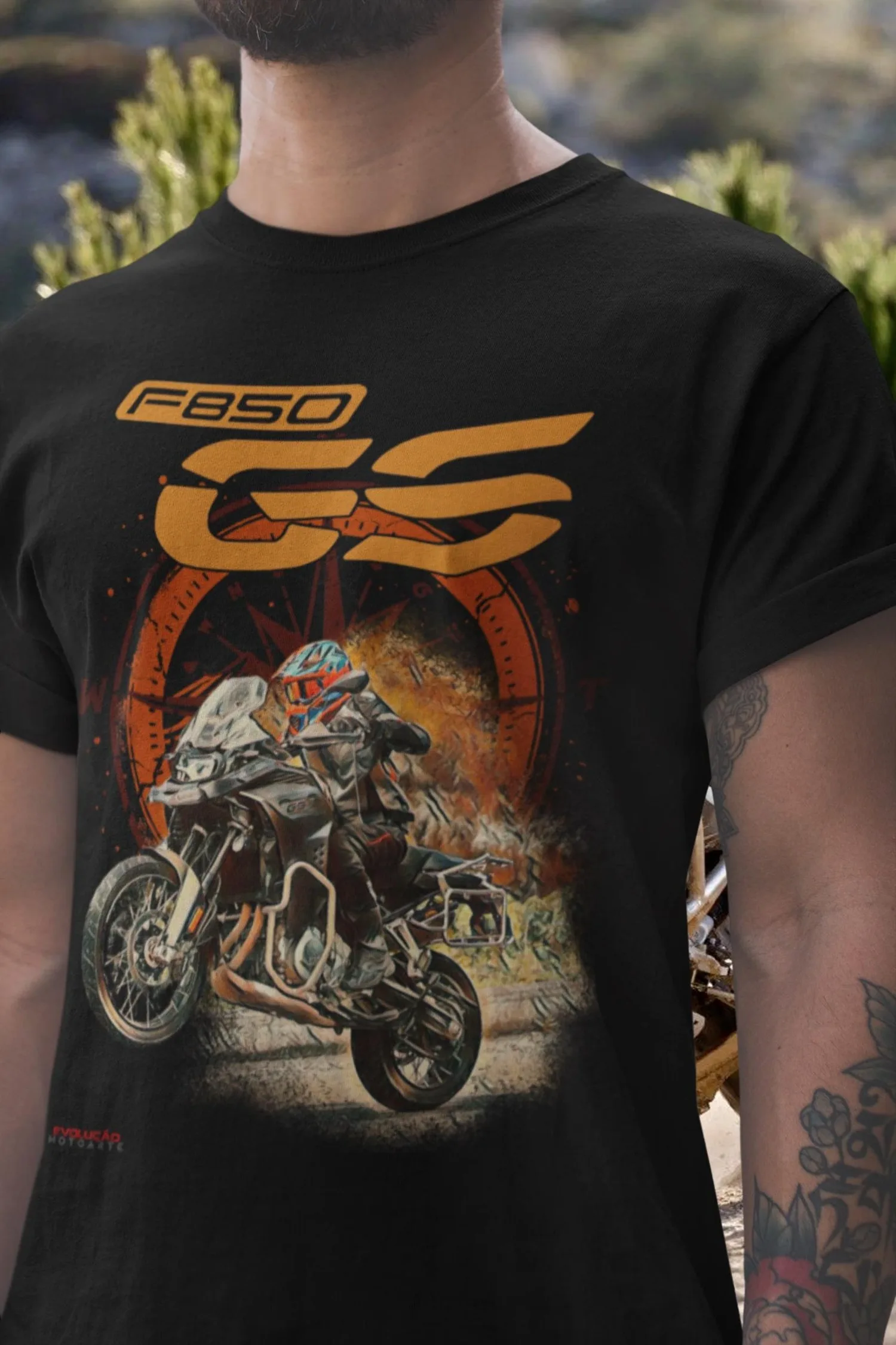 

38@EY B/M.W F 850 GS T Shirt All Rounder Adventure Motorcycle Tee Parallel Twin Rider Graphic Top For b.mw Motorrad Fans GS Life
