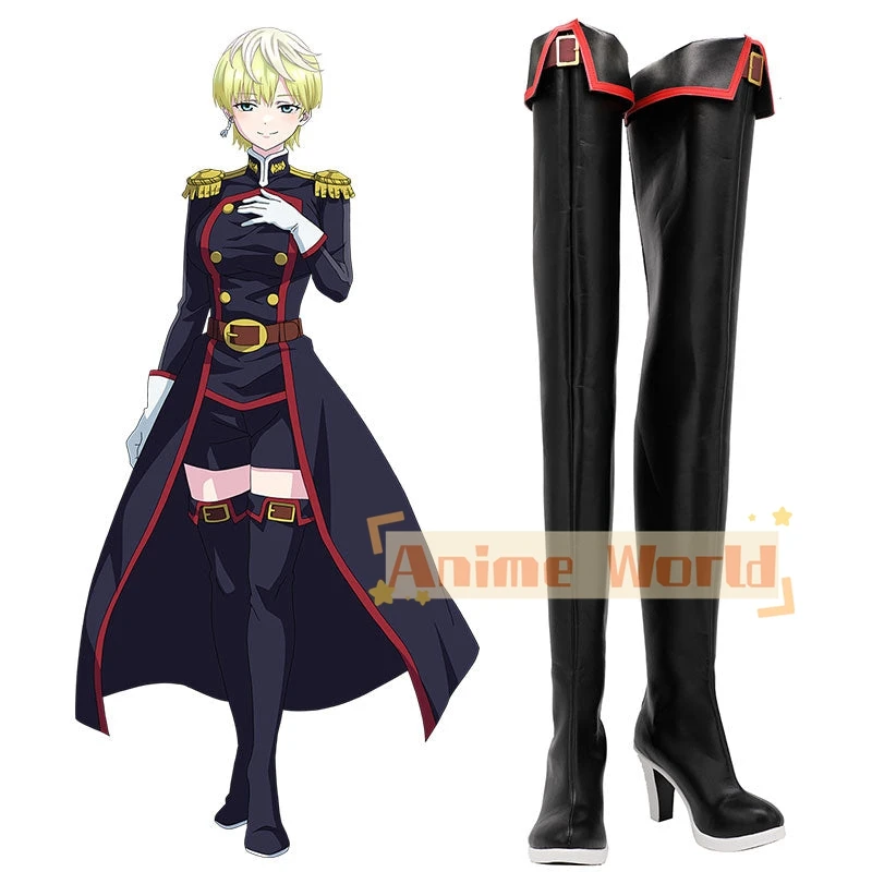 

Mato Seihei no Slave Chained Soldier Tenka Izumo Shoes Cosplay Boots Halloween Carnival Boots Custom Made