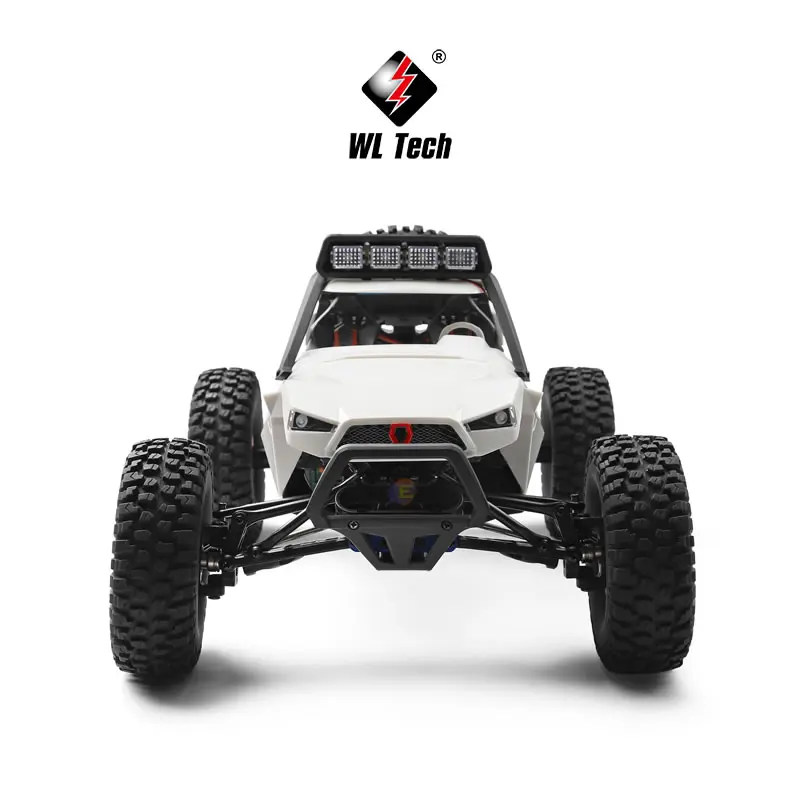 WLtoys WL 12429 1:12 4WD RC Auto da corsa ad alta velocità Off-Road Telecomando Lega Crawler Truck LED Light Buggy Toy Regalo per bambini RTF