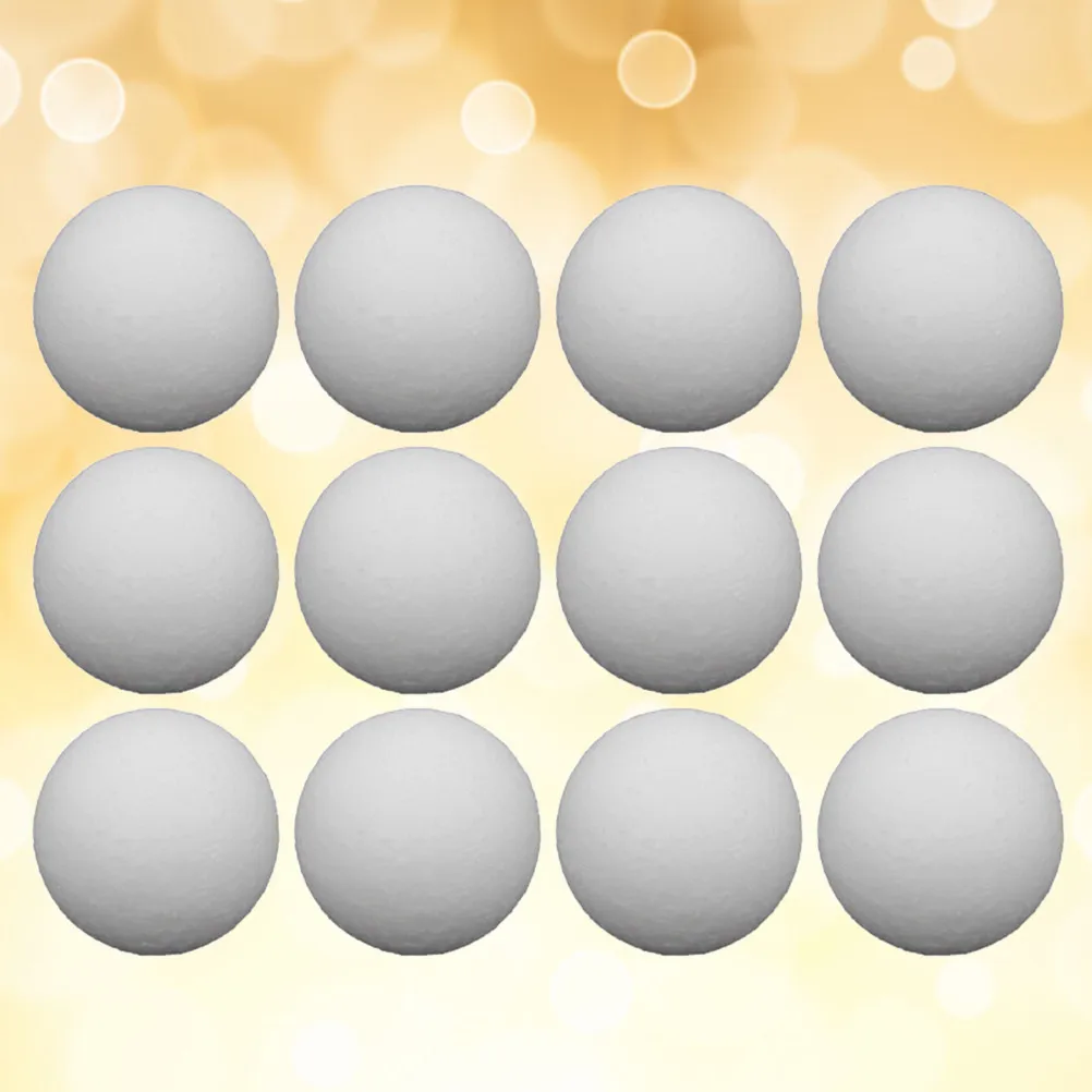 12 Bolas de Pebolim Fosco Brancas de 36mm para Reposição – Perfeitas para Mesas de Pebolim Padrão e Acessórios para Jogos Esportivos