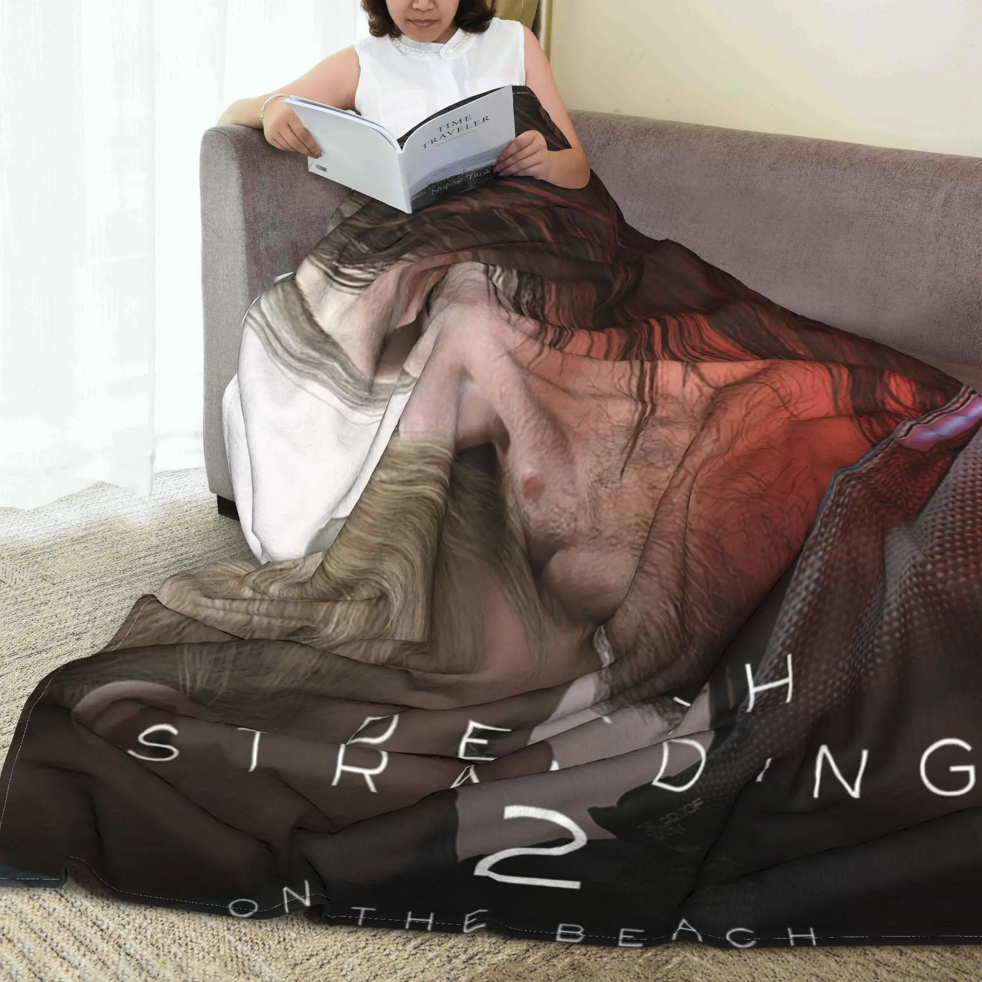 Bridge Baby on Board Death Stranding Blankets Warm Flannel Sofa Throw Blanket for Couch Bedding Travel Throws Bedspread Quilt