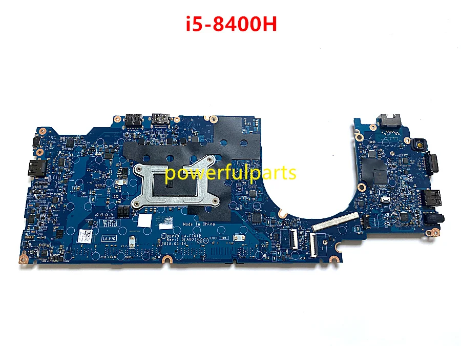 Восстановленное материнская плата Dell Latitude 5491, встроенный процессор i5-8400H 061FGF CN-061FGF DDP70 LA-F701P, материнская плата работает нормально