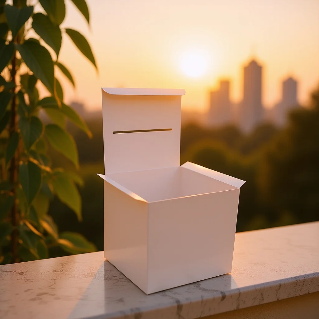 

Elegant Card Envelope Box for Wedding Party Graduation Anniversary Keepsake Paper Gift Storage Solution