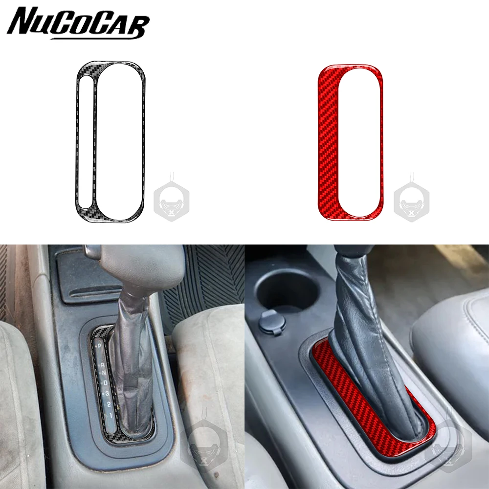 For Chevrolet Impala 2000 2001 2002 2003 2004 Carbon Fiber Gear Shift Panel Cover Car Interior Accessories Decorative Stickers