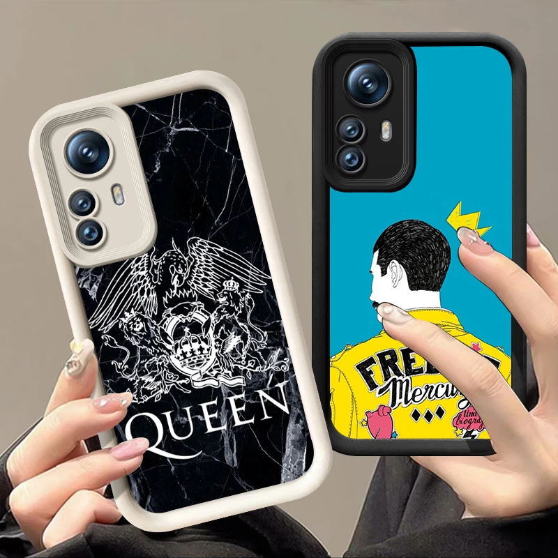 Freddie Mercury Queen Band Phone Case For Xiaomi 11 12 13 Lite 12T 13T 14T Pro Redmi A1 A2 Plus A3 9A 9C 9T 10C 12C 13C 5G 14C