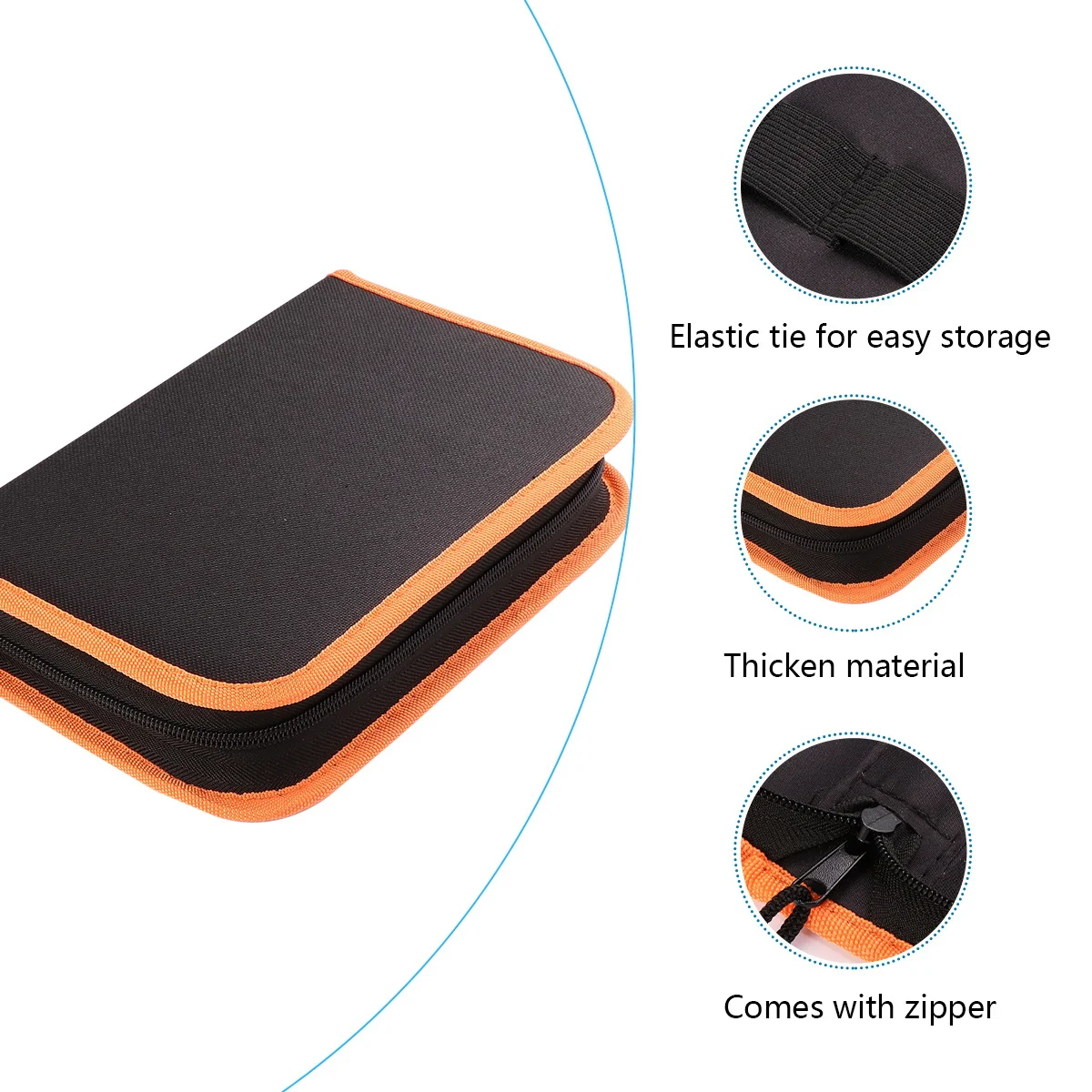 

1Pcs Tool Organizer Bag Sturdy Multifunctional 13 Pocket Carving Pouch for Halloween Pumpkin Sculpting Storage Solution