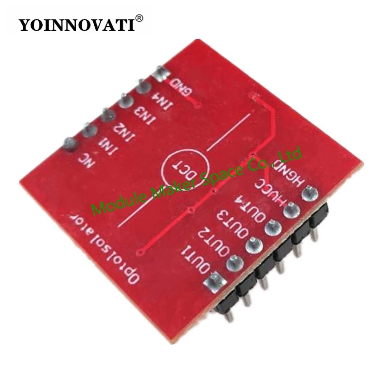 TLP281 4 CH 4-Channel Opto-isolator IC Module For Arduino Expansion Board High And Low Level Optocoupler Isolation 4 Channel