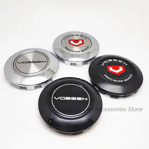 Vossen 자동차 휠 캡 센터 허브캡, TE37SL 림 ABS 커버, 76mm, 73mm, 4 개 