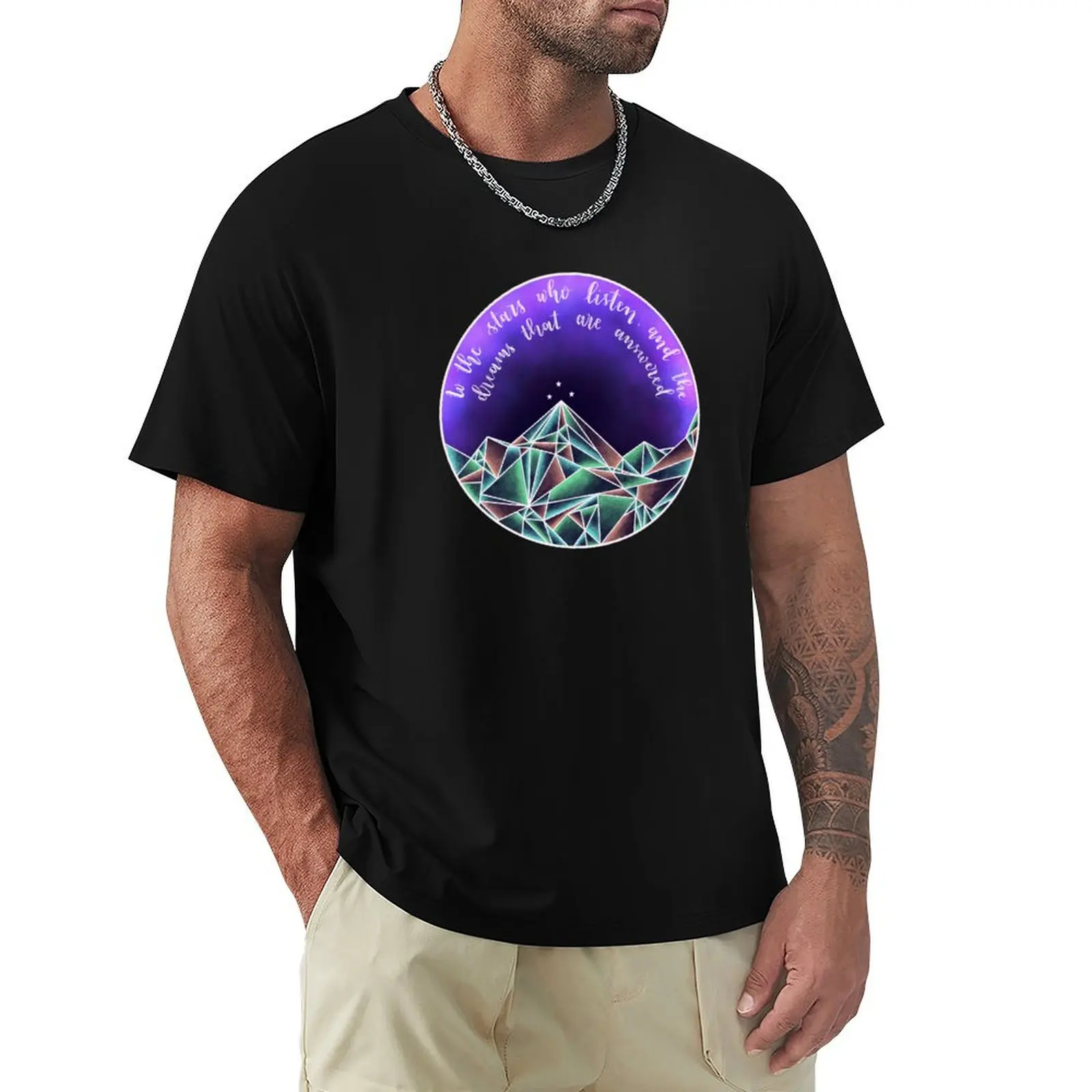 

to the stars who listen quote T-Shirt Classic Graphic Short Sleeve Top