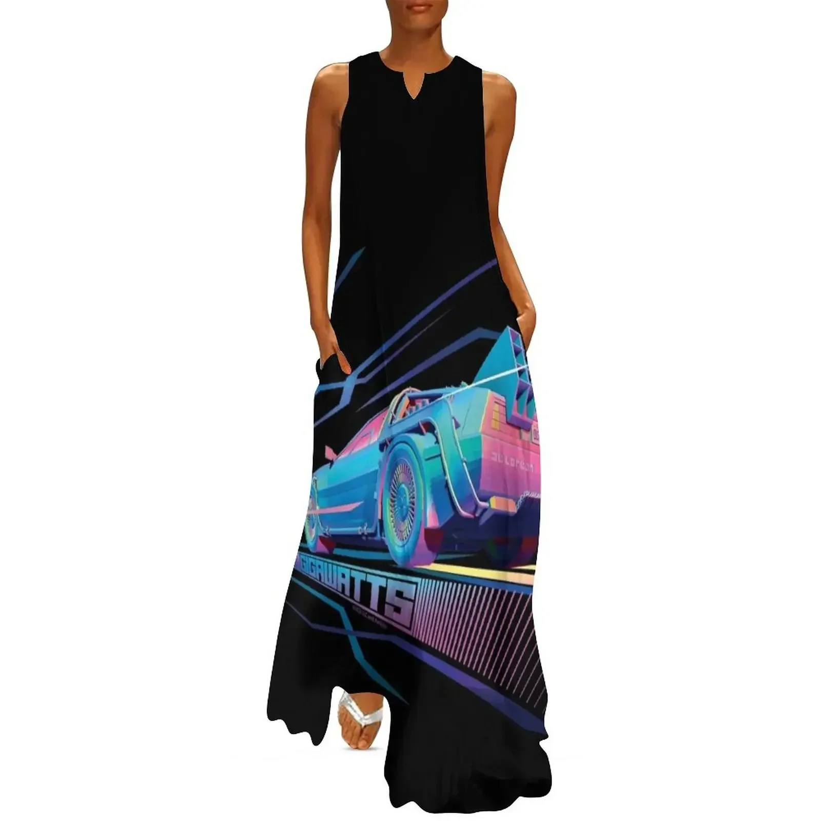 

Back to the Future - 1.21 Gigawatts Long Dress dress dresses women dresses summer dress daily Woman clothes