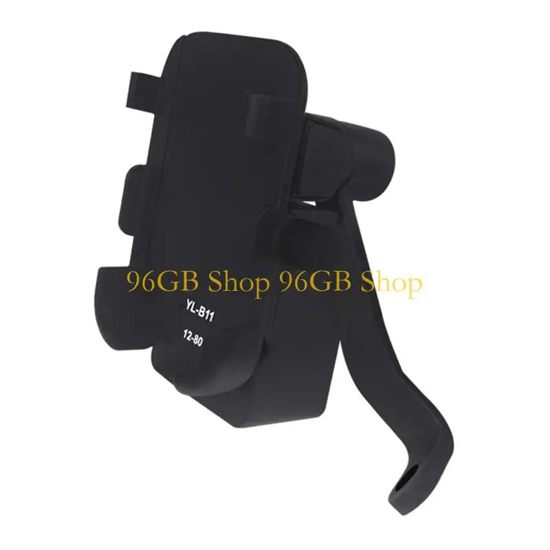 96GB Secure Phone Mount for Motorcycles Including Speaker System Stability Waterproof Build Clear Sound Output, Quick Install