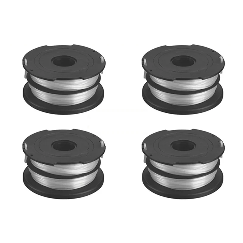 ABPQ-4PCS DF-065 ABS Spool Mesin Pemotong Dua Lapis Spool Mesin Pemotong Dua Lapis untuk Aksesori Decker Weeder