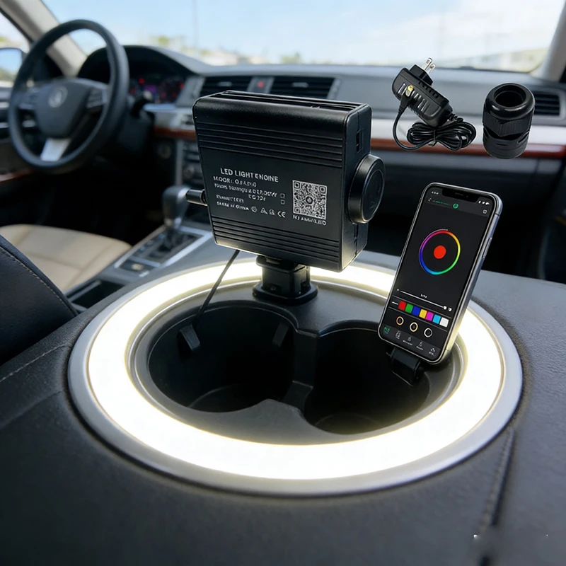 

Twinkle Star ceiling kit Bluetooth phone APP Smart Control Starry Car LED Kid Room Ceiling Sky new lamp Optical fiber Light