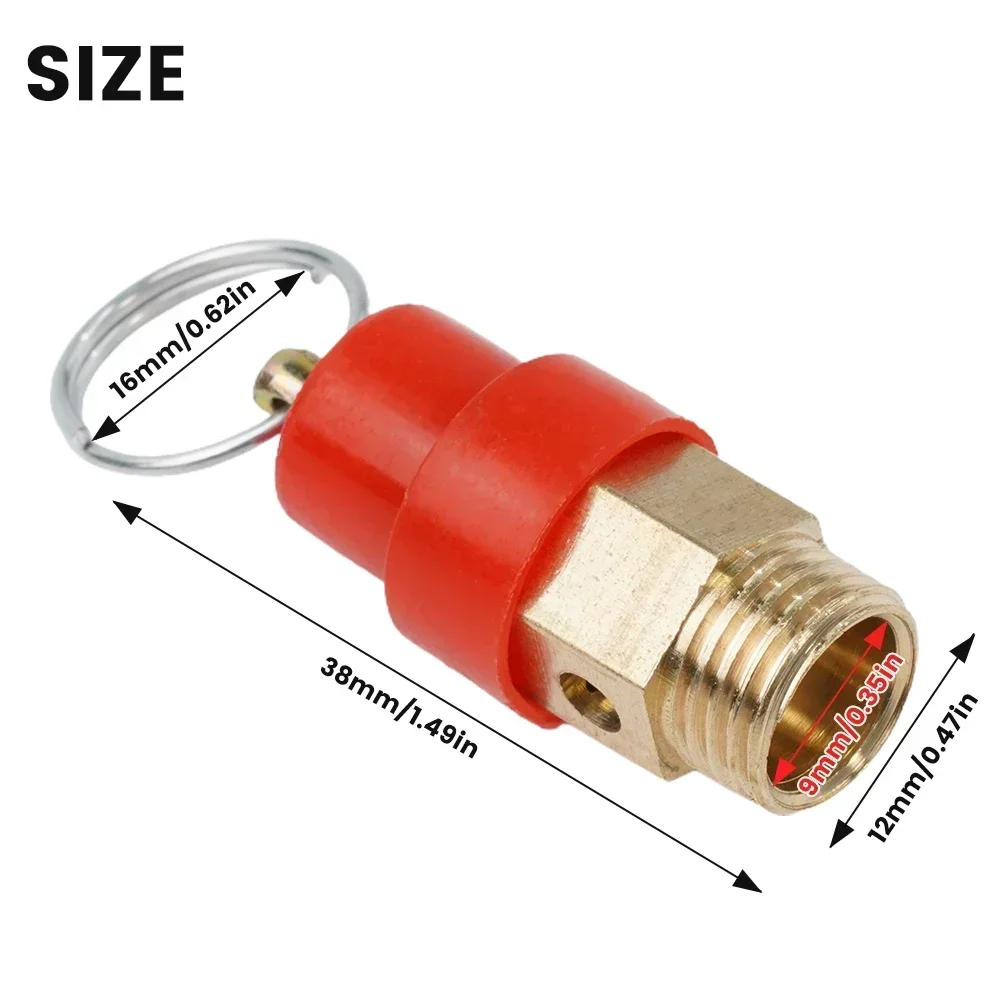 1/4" 1/8" Air Compressor Safety Relief Valve Pressure Release Regulator Air Gas Pressure Regulator For Pressure Piping