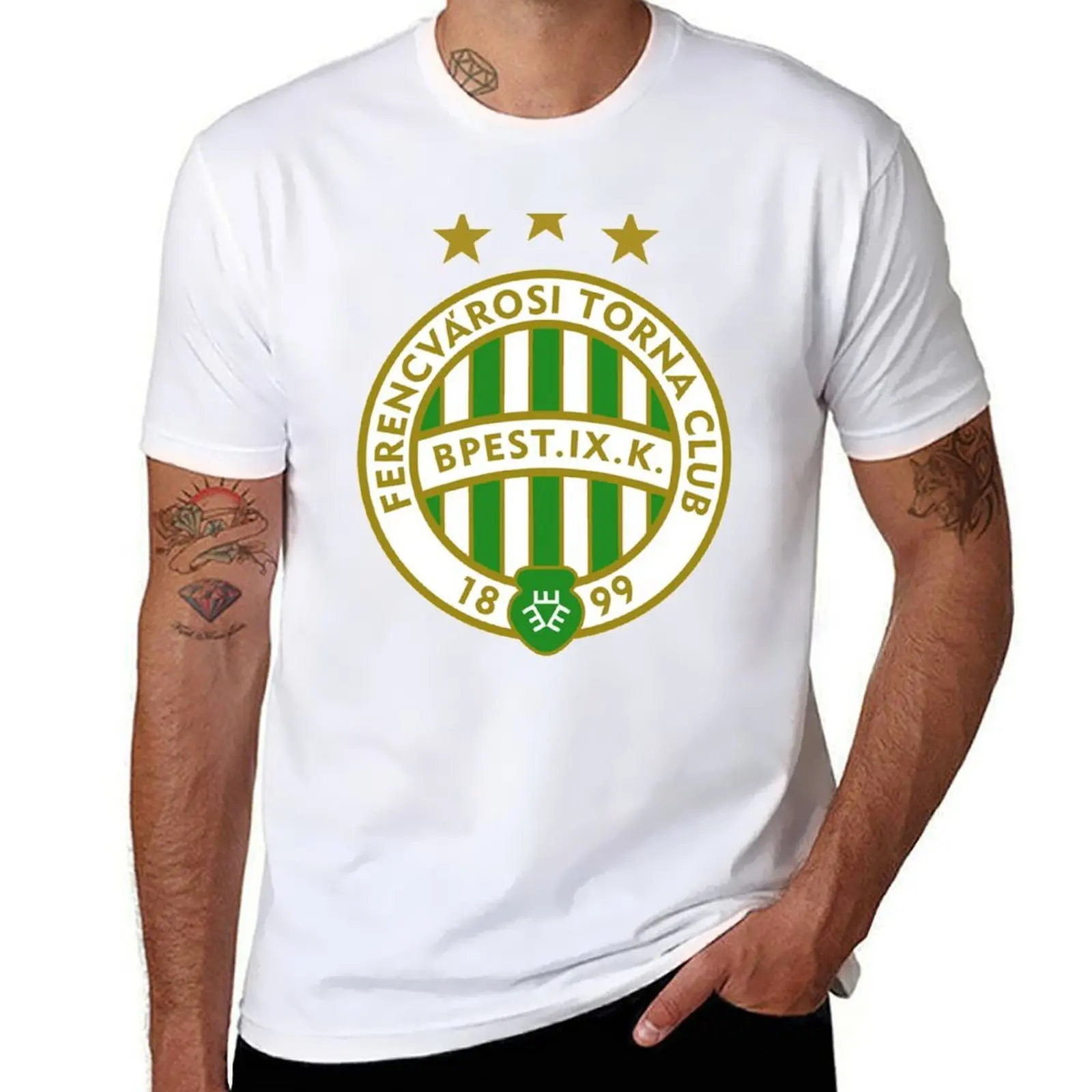 

Only For My City, My Colours from Ferencvaros, Hungary T-Shirt man t shirts cotton t shirts with prints T-Shirt