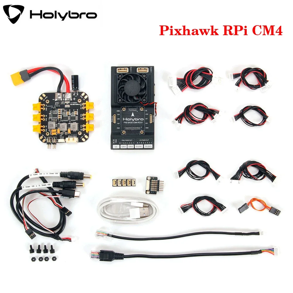 

Holybro Pixhawk RPi CM4 Baseboard Pixhawk 6X Flight Controller Module PM03D for RC FPV Drone