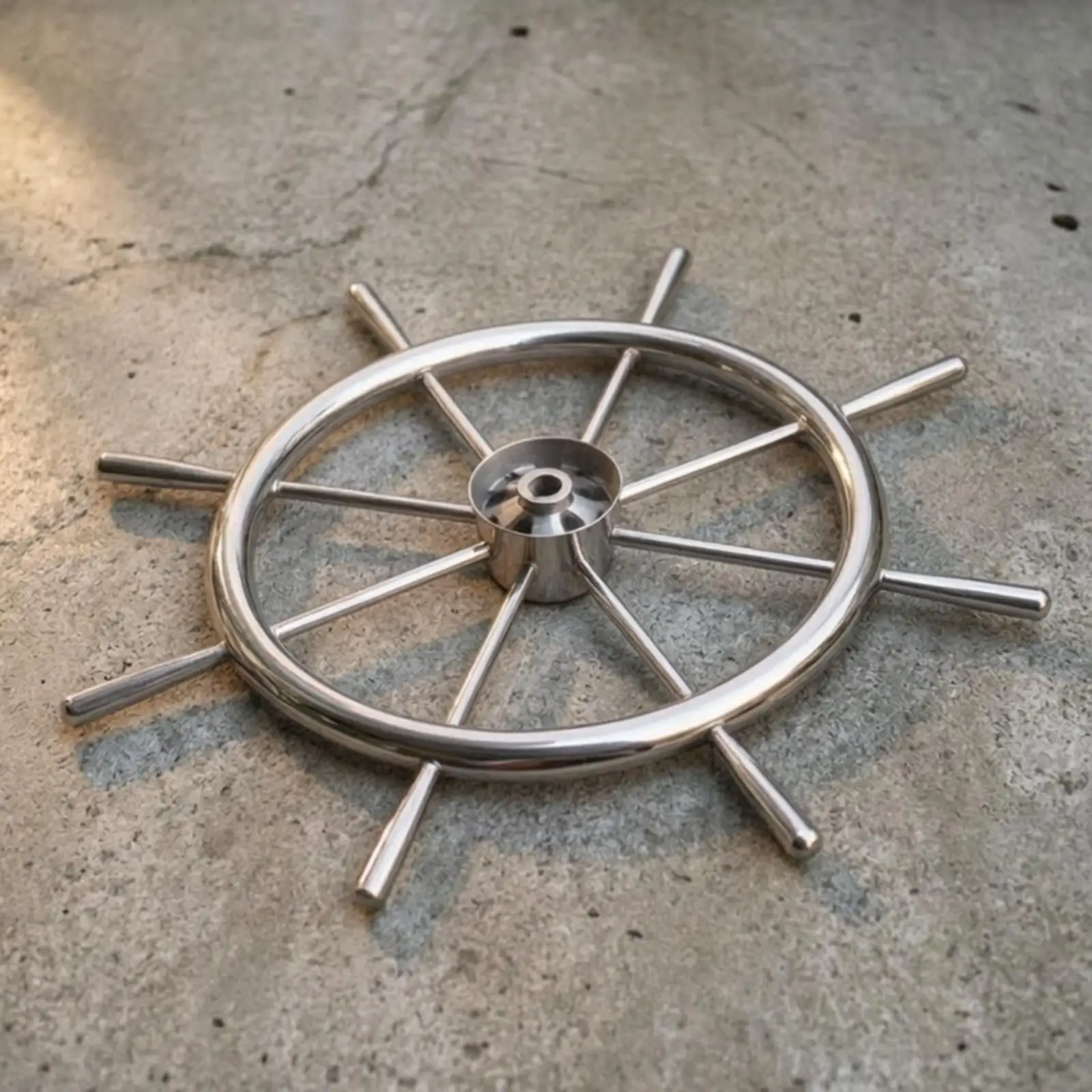 Boat Steering Wheel Polished Marine Steering Wheel Resistant