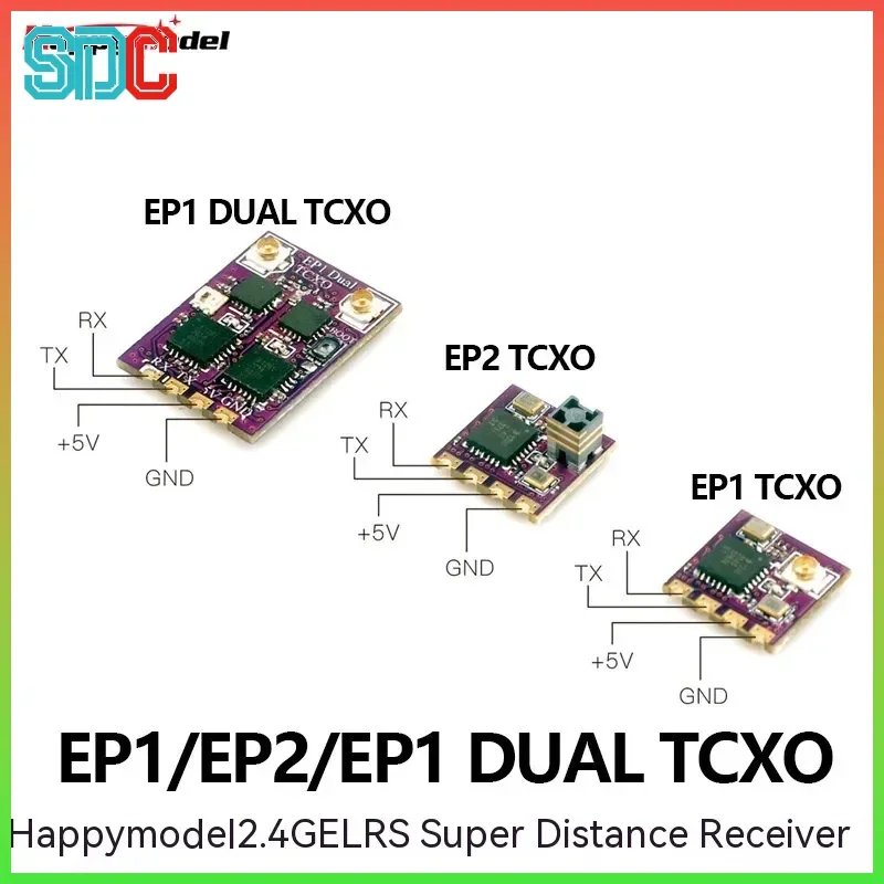 

Happy Model Ultra Small 2,4 г ELRS приемник для радиоуправляемых игрушек Ep1/EP2/EP1 двойной TCXO пульт дистанционного управления, детали и аксессуары для игрушек