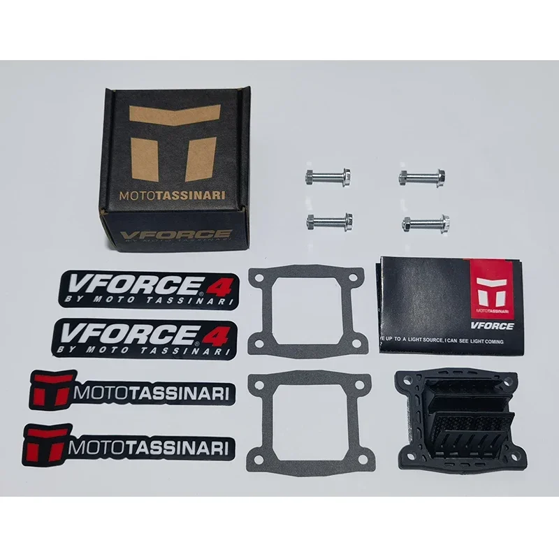 Vforce 4 V4145 yarış YAMAHA Blaster ATV için karbon Fiber Reed vana kiti V4145 yelma YFS 200 ve DT 200R motosikletler sazlık