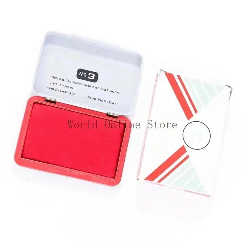 Pad inchiostro con francobollo resistente all'acqua e allo sbiadimento per asciugatura rapida Inkpad Printing inchiostro i