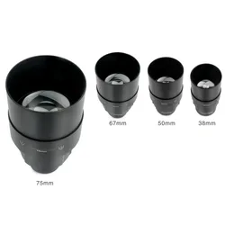 Uniquefire 38Mm/50Mm/67Mm/75Mm Lens Lamp Hoofd Veranderlijk Vervanging Voor UF-1605 ir 850NM/940NM Zaklamp Led Zaklamp