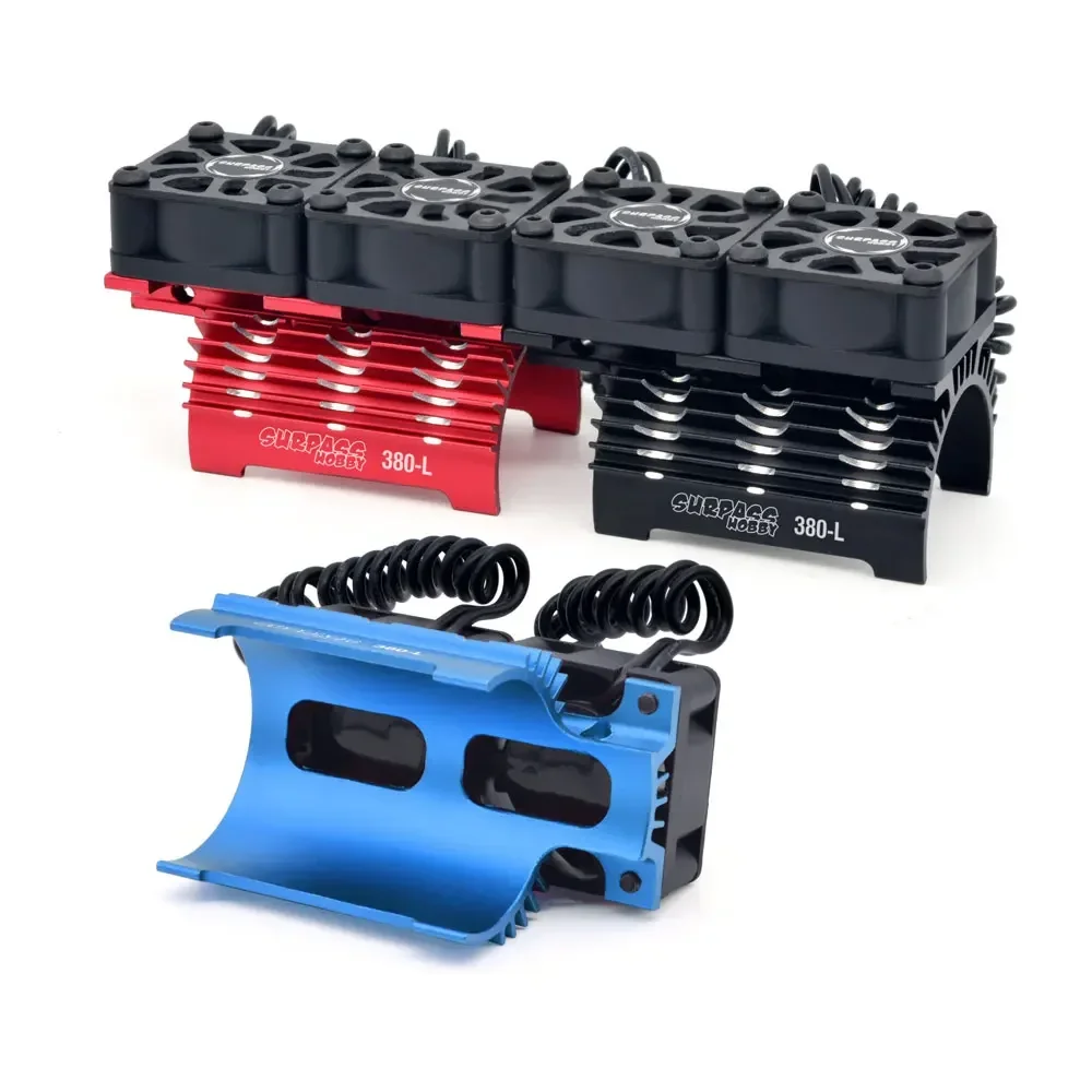 SURPASS 28/29mm 36mm 40/42mm 56mm Motor Cooling Fan Metal Heat Sink Holder 8.4V for 1/12 1/10 1/8 1/5 RC Car Brushless Motor