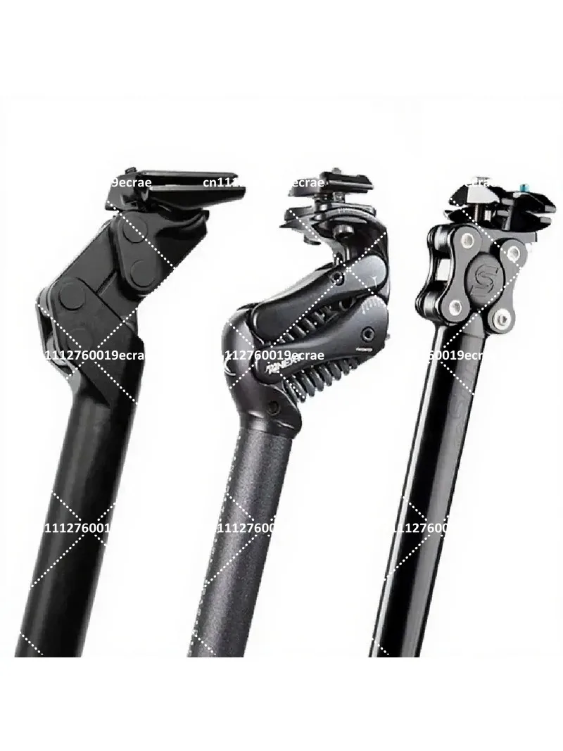 Carbon Fiber Suspension Seatpost, Shock-Absorbing Dropper Post for Mountain Bikes