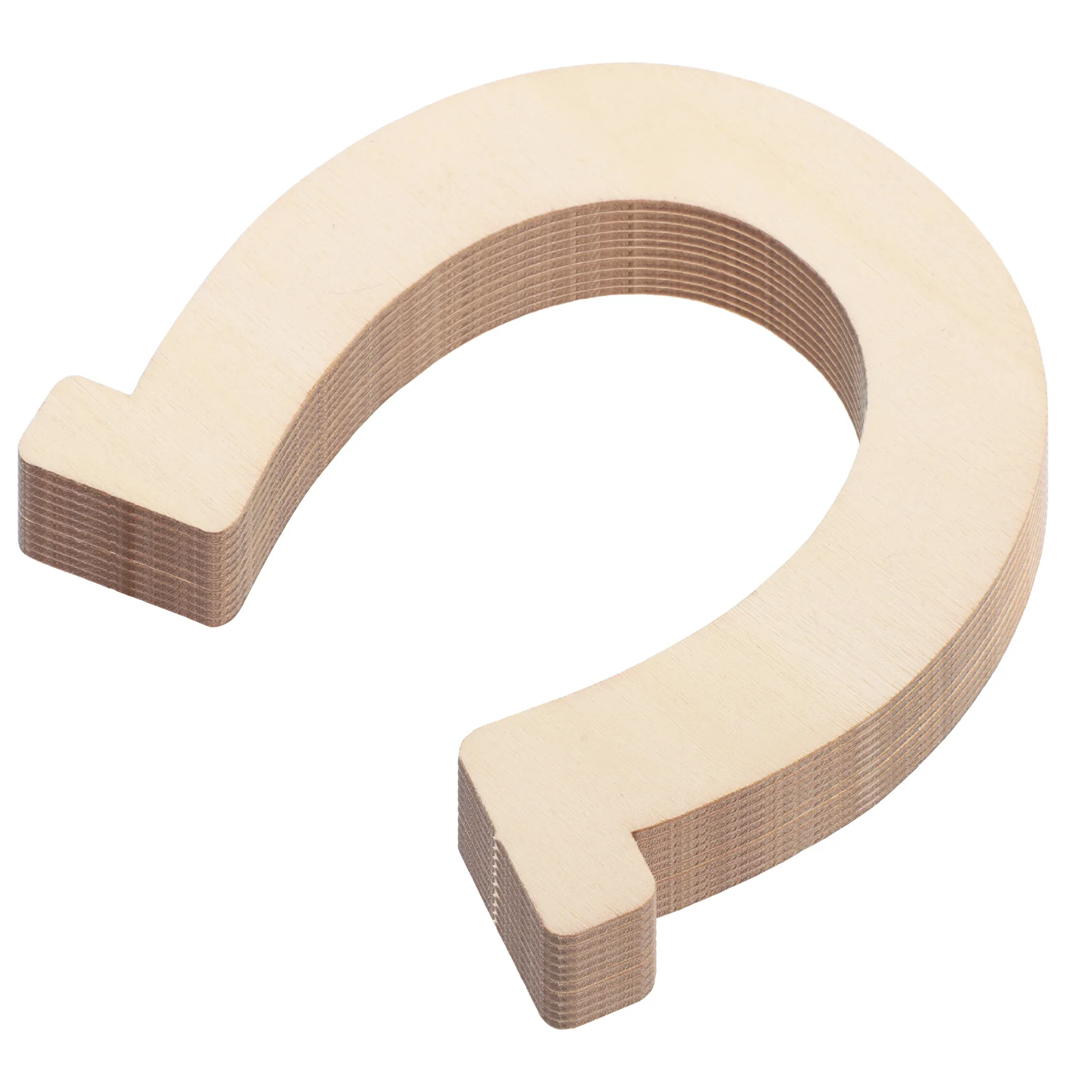 

36Pcs Wooden Horseshoe Shapes Unfinished Cutouts for DIY Wood Crafts Wedding Party Birthday Western Decor Western Cowboy Decor